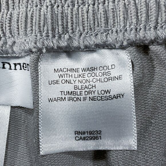 Alfred Dunner Womens Pants size 12 Gray Soft Lightweight Ribbed Straight x28"ins - Picture 5 of 9